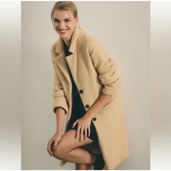 Sanctuary Hometown Fuzzy Knit Coat Medium - Picture 1 of 8